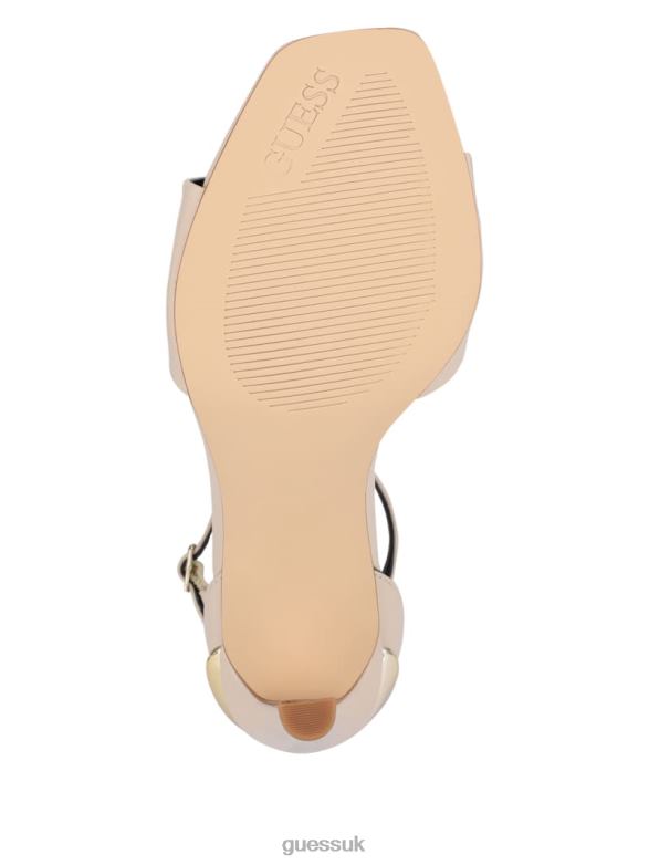 GUESS Women Divine Heeled Sandals Ivoll Footwear V28V63422