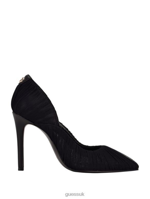 GUESS Women Gabby Sheer Pumps Black1 Footwear V28V63407