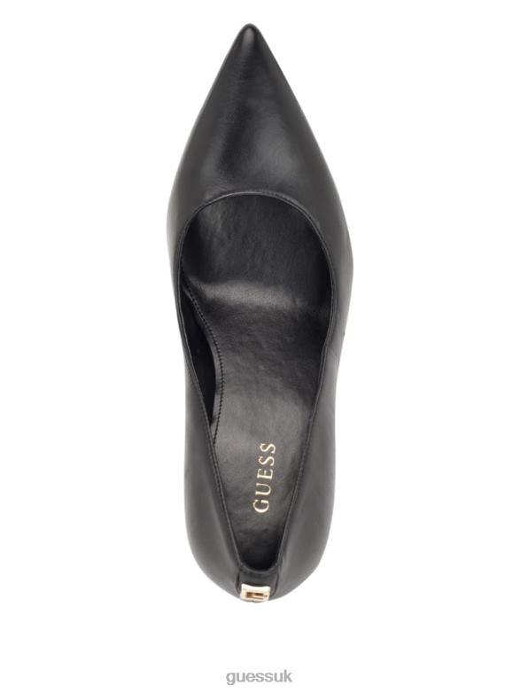 GUESS Women Seanna Suede Pump Black Footwear V28V63404