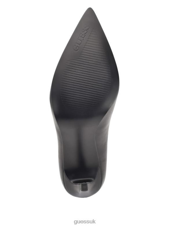 GUESS Women Seanna Suede Pump Black Footwear V28V63404