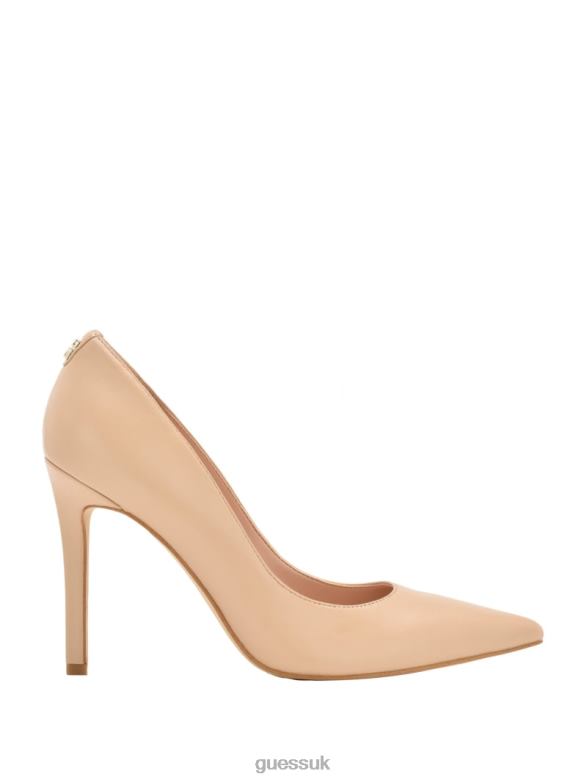 GUESS Women Seanna Suede Pump Light Natural 110 Footwear V28V63403