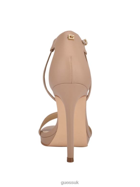 GUESS Women Tecru T-Strap Stilettos Mnall Footwear V28V63484
