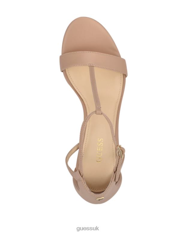 GUESS Women Tecru T-Strap Stilettos Mnall Footwear V28V63484