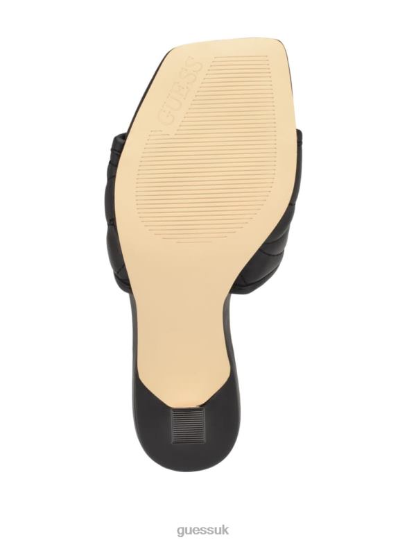 GUESS Women Yana G Logo Heeled Mules Black Footwear V28V63426