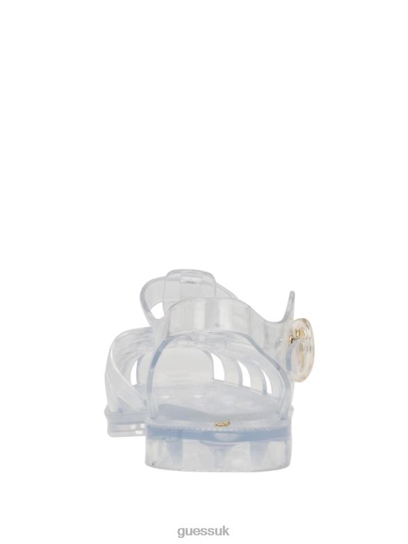 GUESS Women Jellie Sandals Clear Footwear V28V63470
