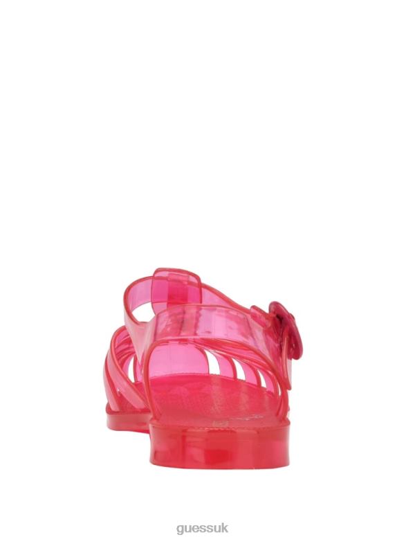 GUESS Women Jellie Sandals Medium Pink Footwear V28V63480
