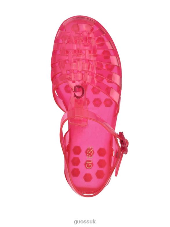 GUESS Women Jellie Sandals Medium Pink Footwear V28V63480