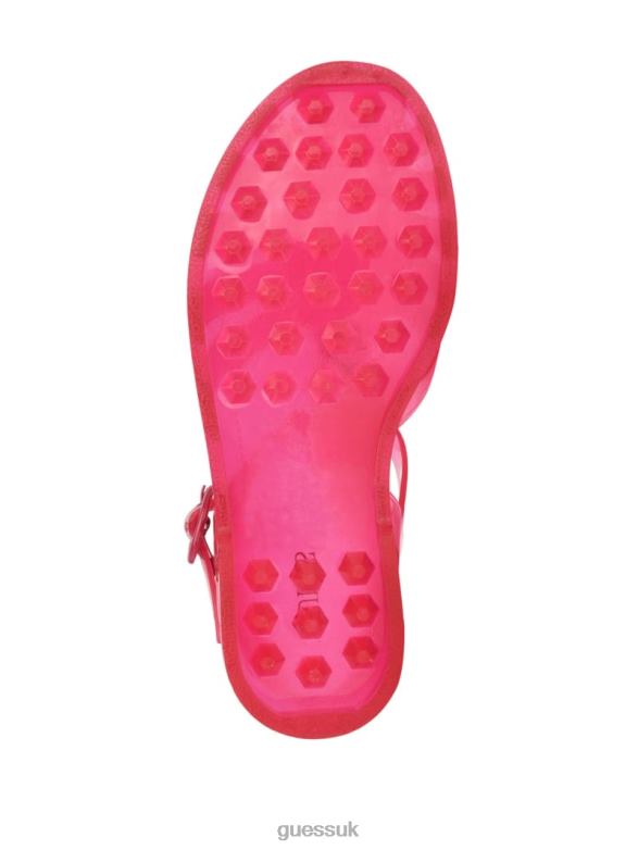 GUESS Women Jellie Sandals Medium Pink Footwear V28V63480