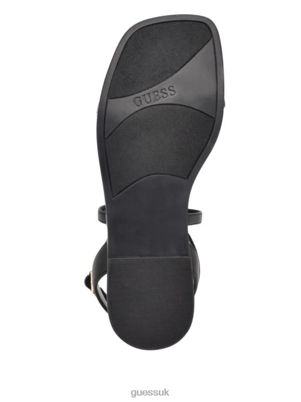 GUESS Women Raima G-Link Chain Sandals Black Footwear V28V63478
