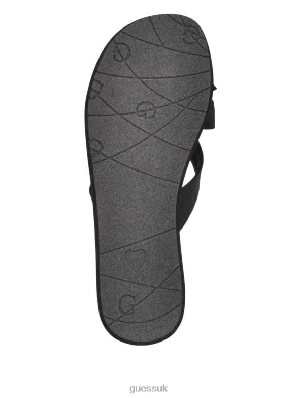 GUESS Women Tuta Bowtie Sandals Black Footwear V28V63472