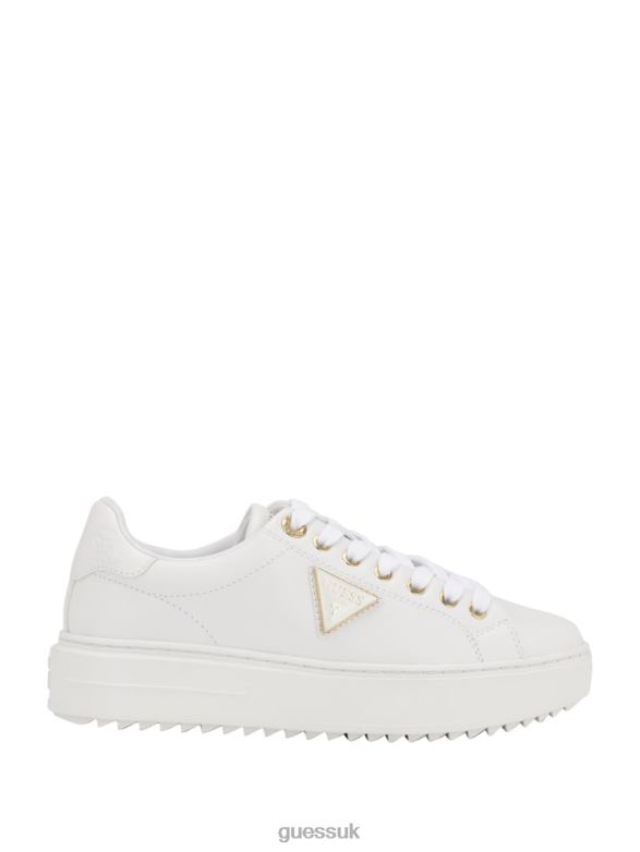 GUESS Women Denesa Low-Top Sneakers White Footwear V28V63347