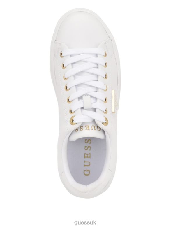 GUESS Women Denesa Low-Top Sneakers White Footwear V28V63347
