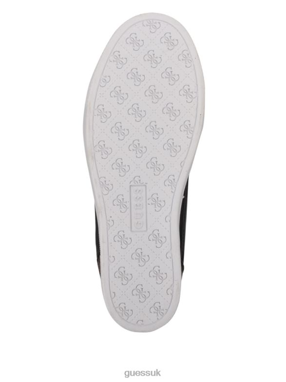 GUESS Women Figz Logo Wedge Sneakers Black Multi Footwear V28V63373