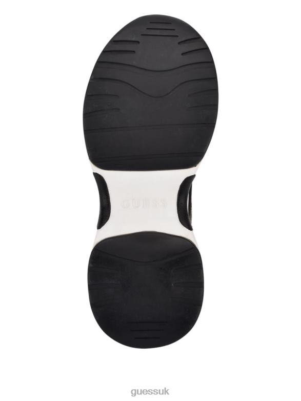 GUESS Women Juless Chunky Sneakers Black Fabric Footwear V28V62458