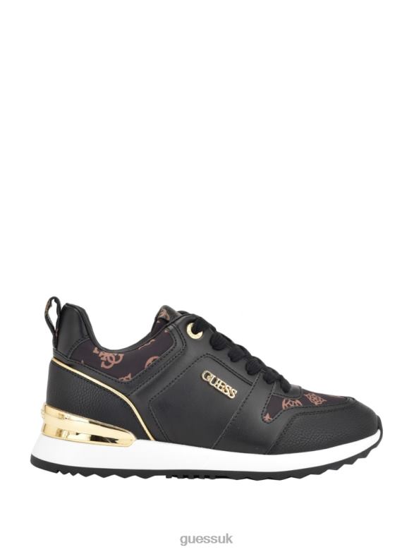 GUESS Women Kadlin Logo Sneakers Black Footwear V28V63339