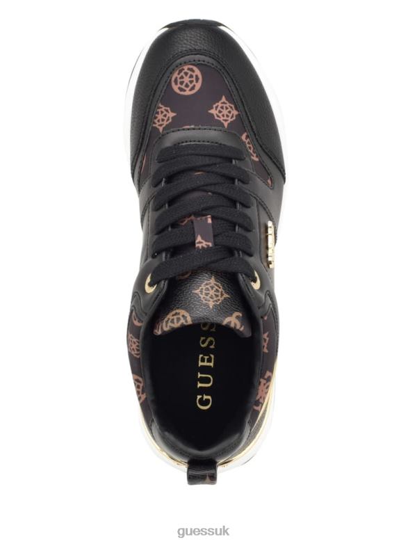 GUESS Women Kadlin Logo Sneakers Black Footwear V28V63339