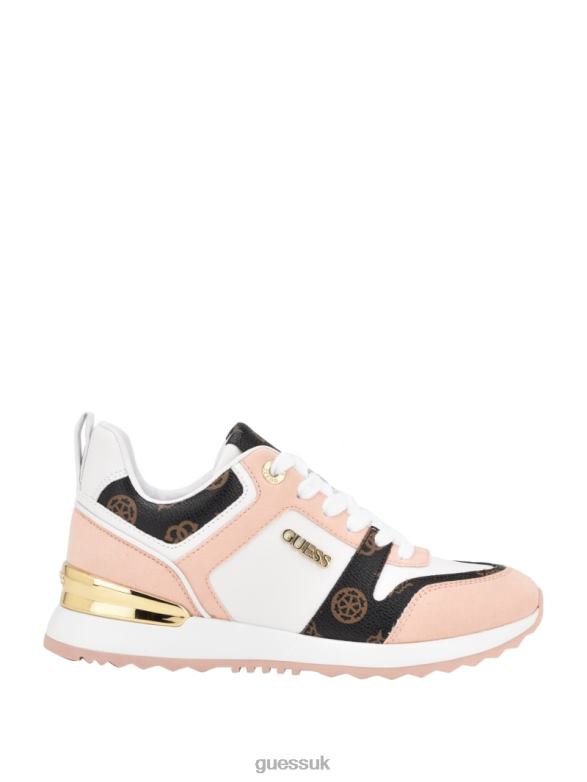 GUESS Women Kadlin Logo Sneakers Medium Pink Footwear V28V63346