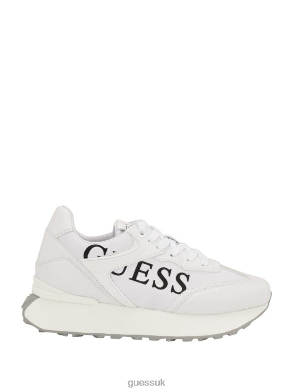 GUESS Women Luchia Logo Sneakers White Footwear V28V63331