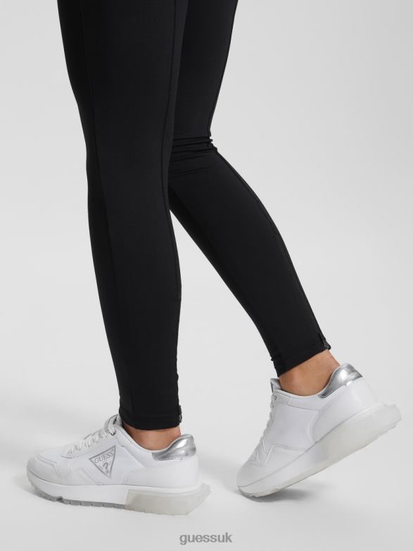 GUESS Women Melany Side Logo Sneakers White Graffiti Footwear V28V63329