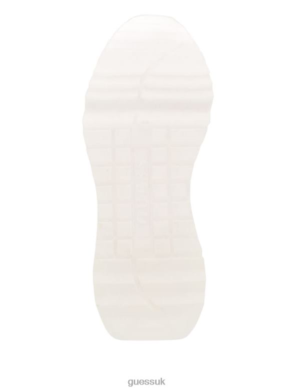 GUESS Women Melany Side Logo Sneakers White Graffiti Footwear V28V63329