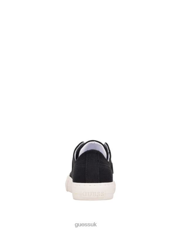 GUESS Women Pranze Low-Top Canvas Sneakers Black1 Footwear V28V63359