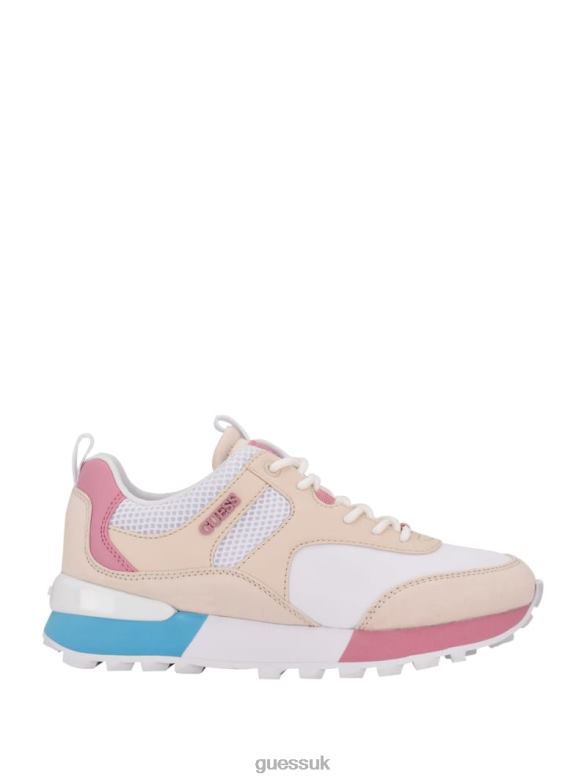 GUESS Women Selvie Sneakers White Multi Footwear V28V62507