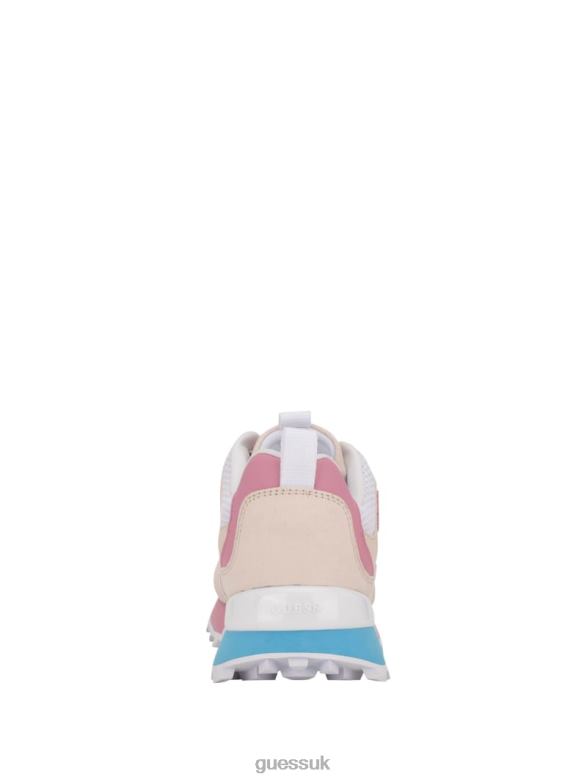 GUESS Women Selvie Sneakers White Multi Footwear V28V62507