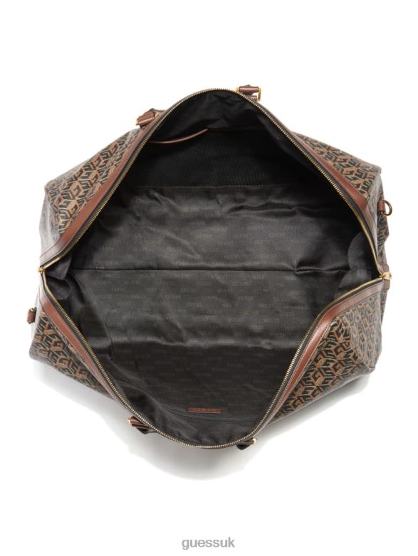 GUESS Men Ederlo Weekender Black Floral Print Accessory V28V63191