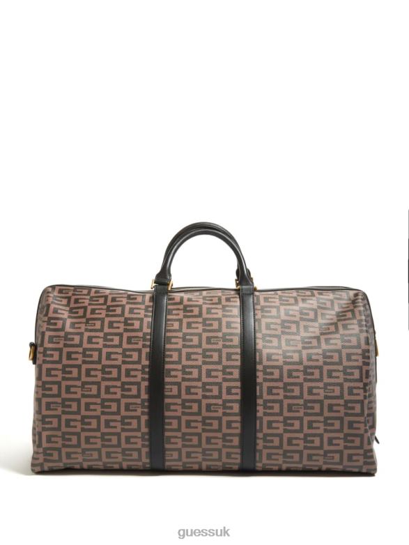 GUESS Men Escape Weekender Bag Brown Accessory V28V63231
