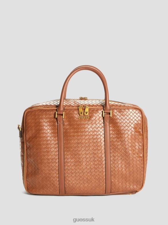 GUESS Men Evening Work Bag Brown Accessory V28V63099