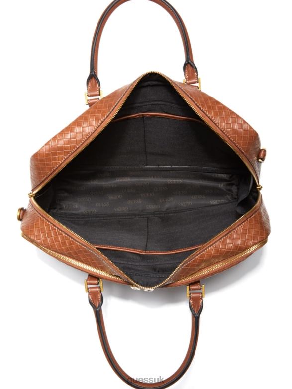 GUESS Men Evening Work Bag Brown Accessory V28V63099