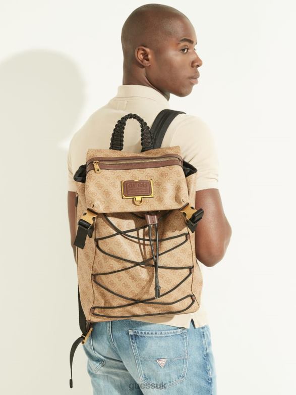GUESS Men Salameda Backpack Bamboo Accessory V28V63242