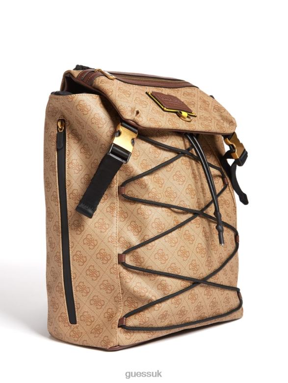 GUESS Men Salameda Backpack Bamboo Accessory V28V63242