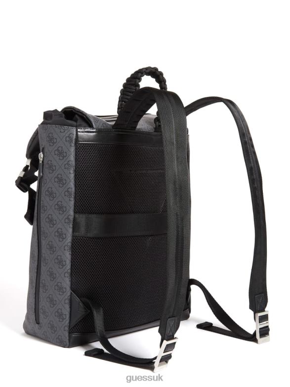 GUESS Men Salameda Backpack Black Floral Print Accessory V28V63243