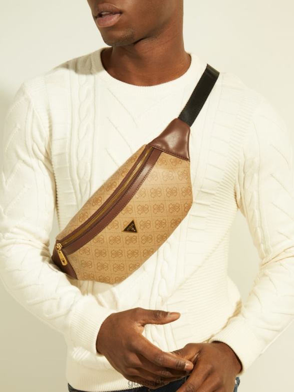 GUESS Men Vezzola Belt Bag Bamboo Accessory V28V63198
