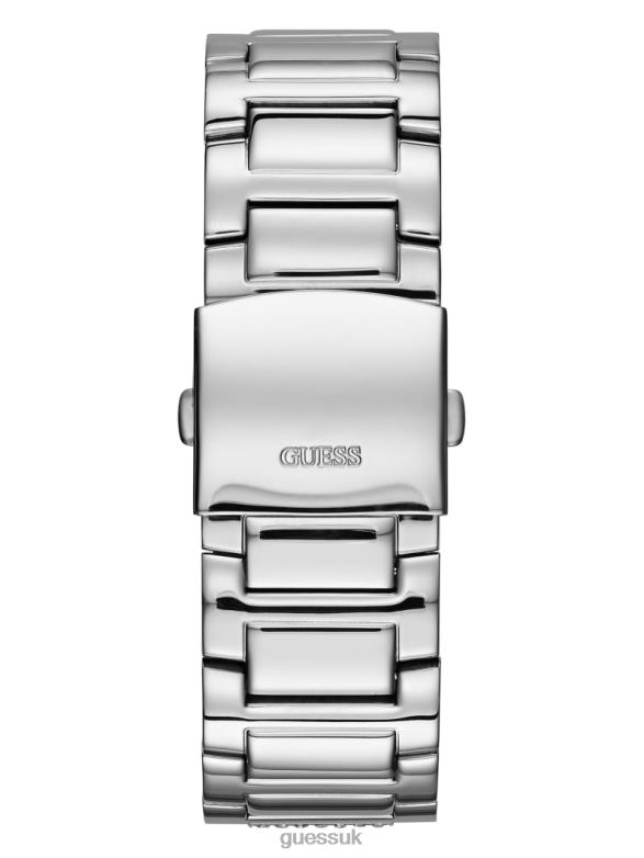 GUESS Men Multifunction Watch Silver Accessory V28V63546