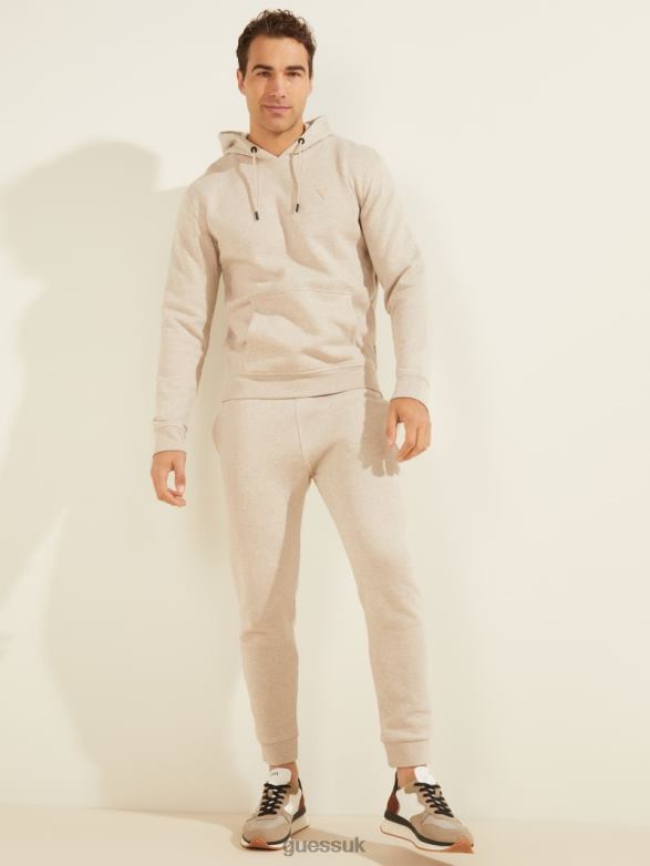 GUESS Men Eco Aldwin Hoodie Chestnut Heather Apparel V28V64153