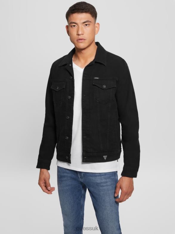 GUESS Men Eco Dillon Jacket Jailbreak Wash Apparel V28V63951