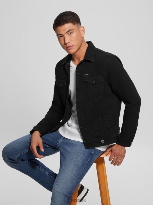GUESS Men Eco Dillon Jacket Jailbreak Wash Apparel V28V63951