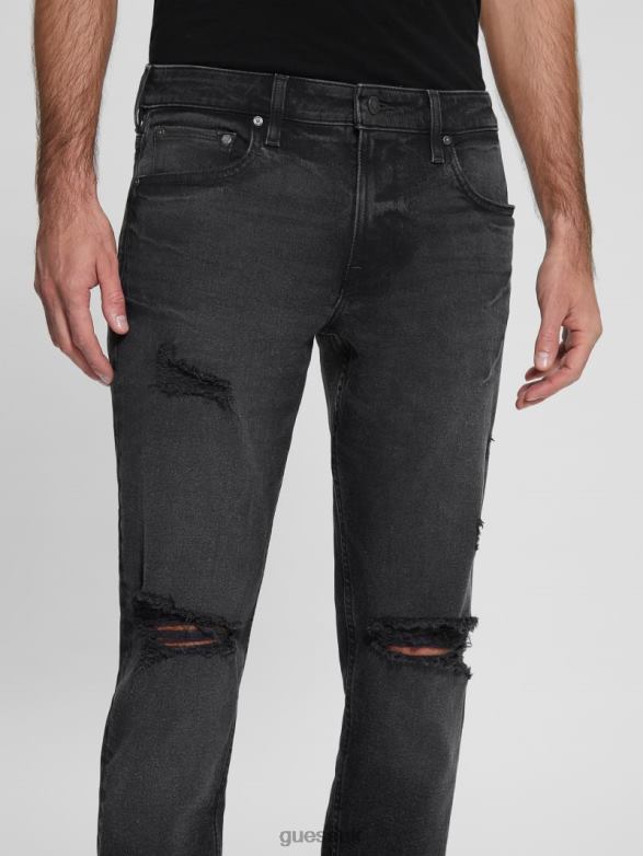 GUESS Men Destroyed Tapered Jeans Victory Apparel V28V64067