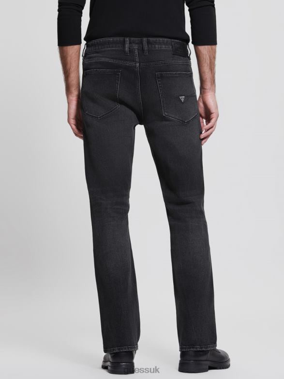GUESS Men Eco Bootcut Jeans Dark Eclipse Apparel V28V64036