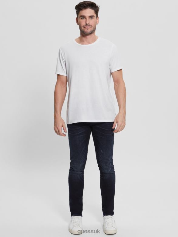 GUESS Men Eco Skinny Jeans Carbon Indigo Apparel V28V64006