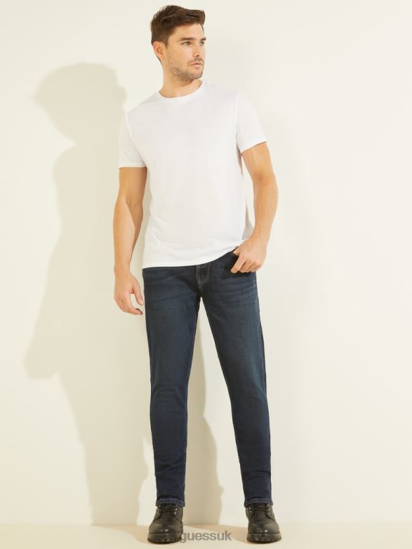 GUESS Men Eco Tapered Jeans Blackwater Apparel V28V64066