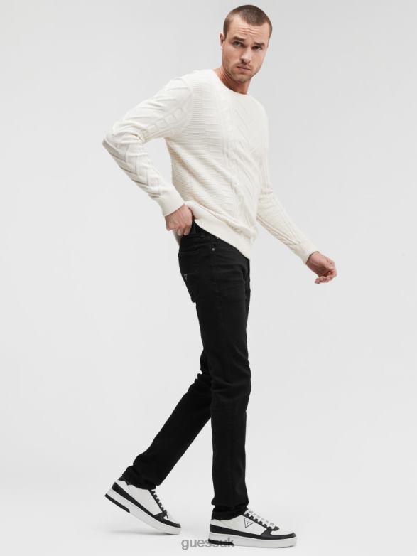 GUESS Men Eco Tapered Jeans Jailbreak Wash Apparel V28V63948