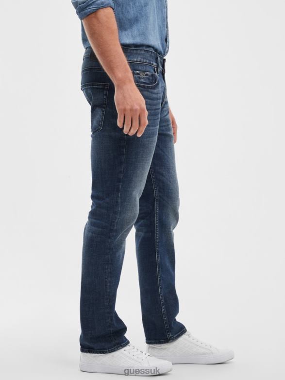 GUESS Men Regular Straight Jeans Inkwell Wash Apparel V28V63950