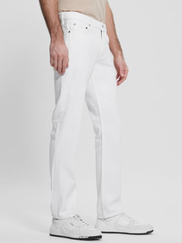 GUESS Men Straight Jeans Natural White Apparel V28V63957
