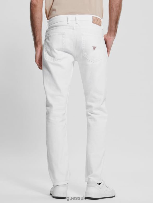 GUESS Men Straight Jeans Natural White Apparel V28V63957
