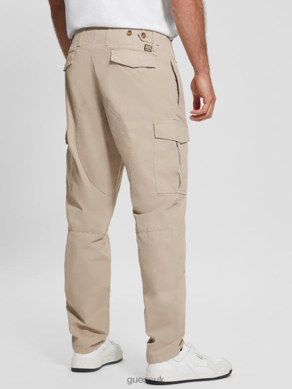 GUESS Men Carter Cargo Pants Pasadena Stone Apparel V28V64065