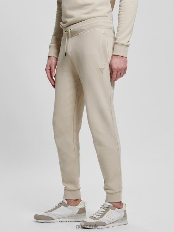 GUESS Men Eco Aldwin Logo Pants Cemento Apparel V28V64012