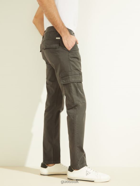 GUESS Men Lonta Classic Cargo Pants Hunter Green Multi Apparel V28V64128
